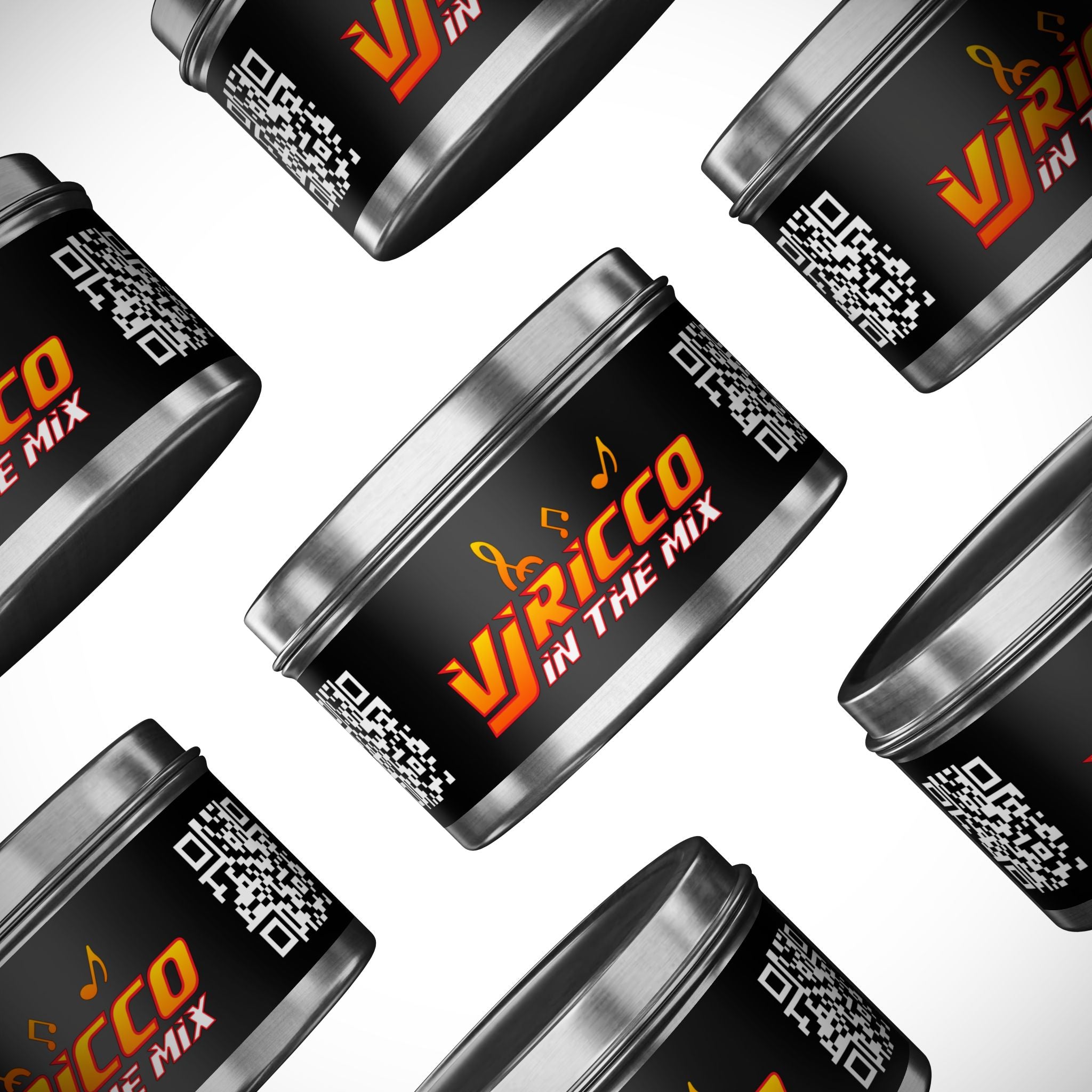 "VJ Ricco" -Themed Tin Candle - Perfect for Relaxation and Gifting